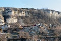 Roma hovels under the sign of Balchik town